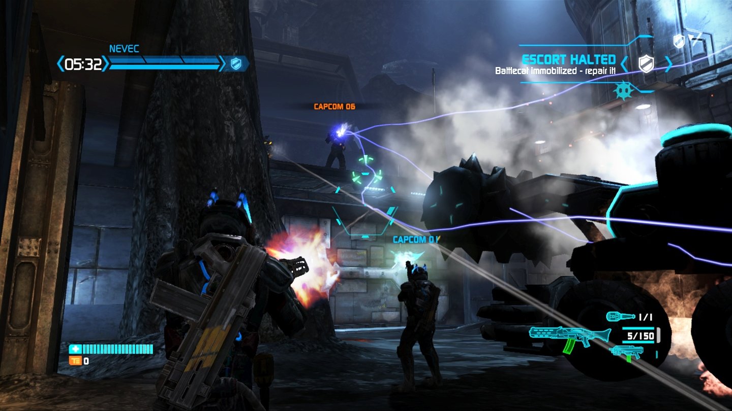 Lost Planet 3 - Multiplayer-ModusGegner versuchen, unseren Eskort zu stören.