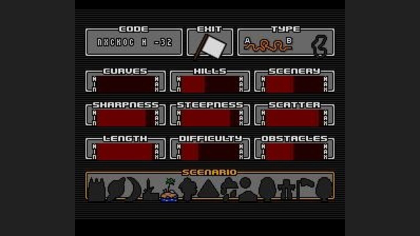 The RECS course editing screen