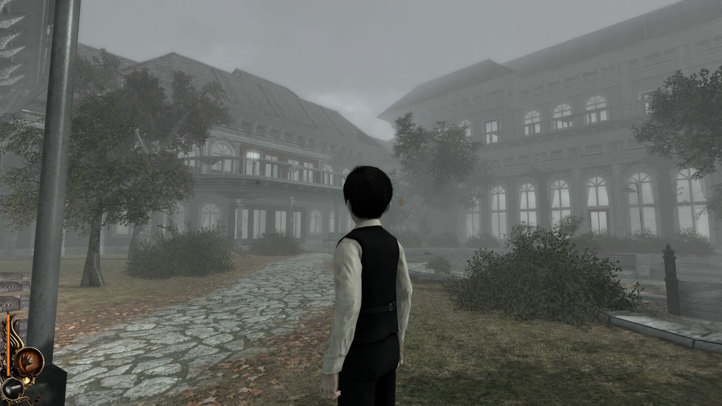 LuciusDer zweiflügelige Herrensitz Dante Manor ist im späteren Spielverlauf nahezu frei erkundbar. Wobei Erkunden schon ein großes Wort ist, es gibt nämlich so gut wie nichts zu entdecken.