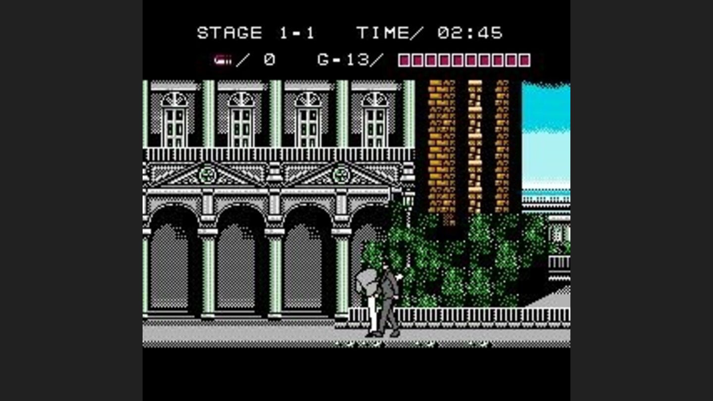 Golgos primary weapon is his karate, which requires no ammo