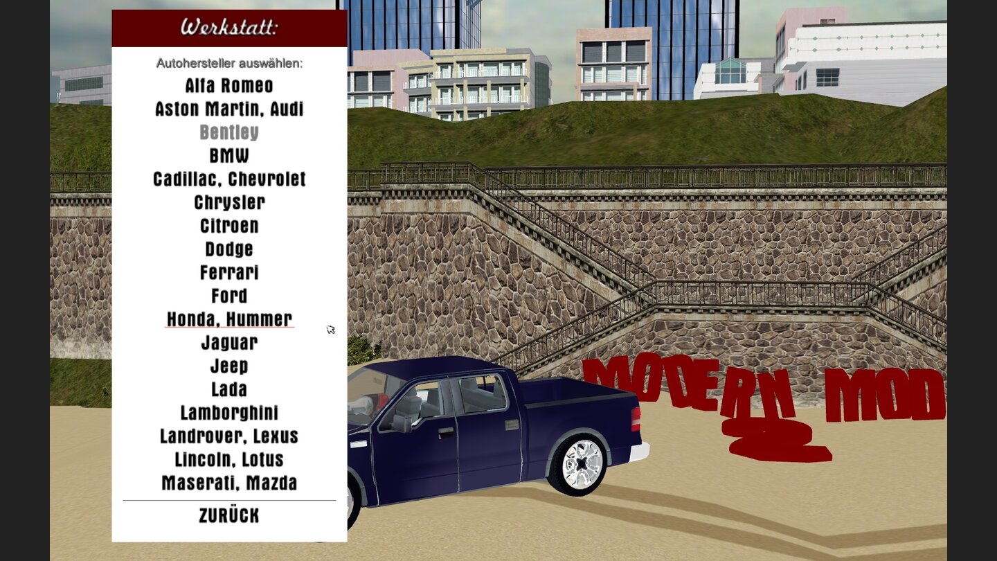 MafiaBilder zur Modern Mod 2.0