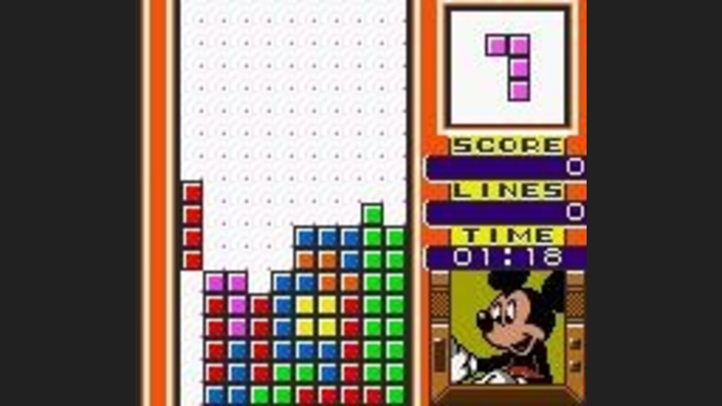 Put the vertical block correctly and you do a Tetris!