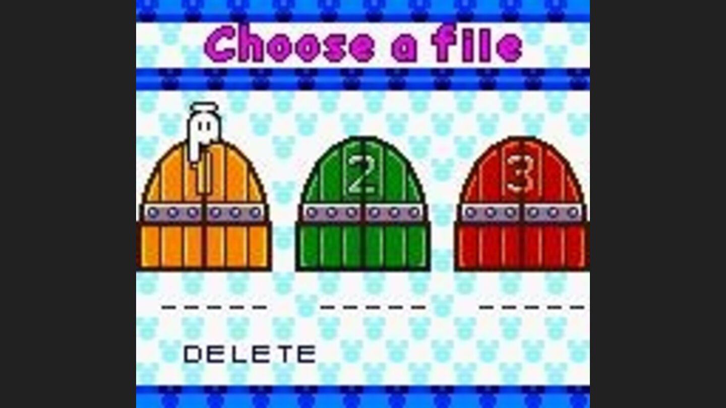Select one of these empty slots to save your progress.