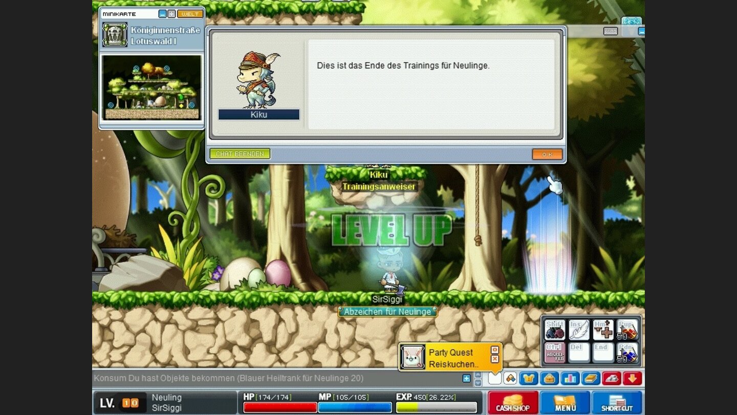 MapleStoryMit Level zehn steht die erste Berufswahl an. So bestimmen wir unsere Klasse.?