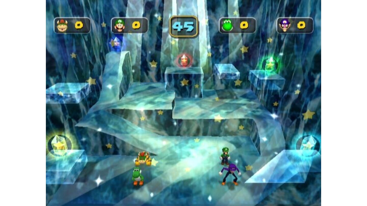 Battle each other for crystals in this mini game