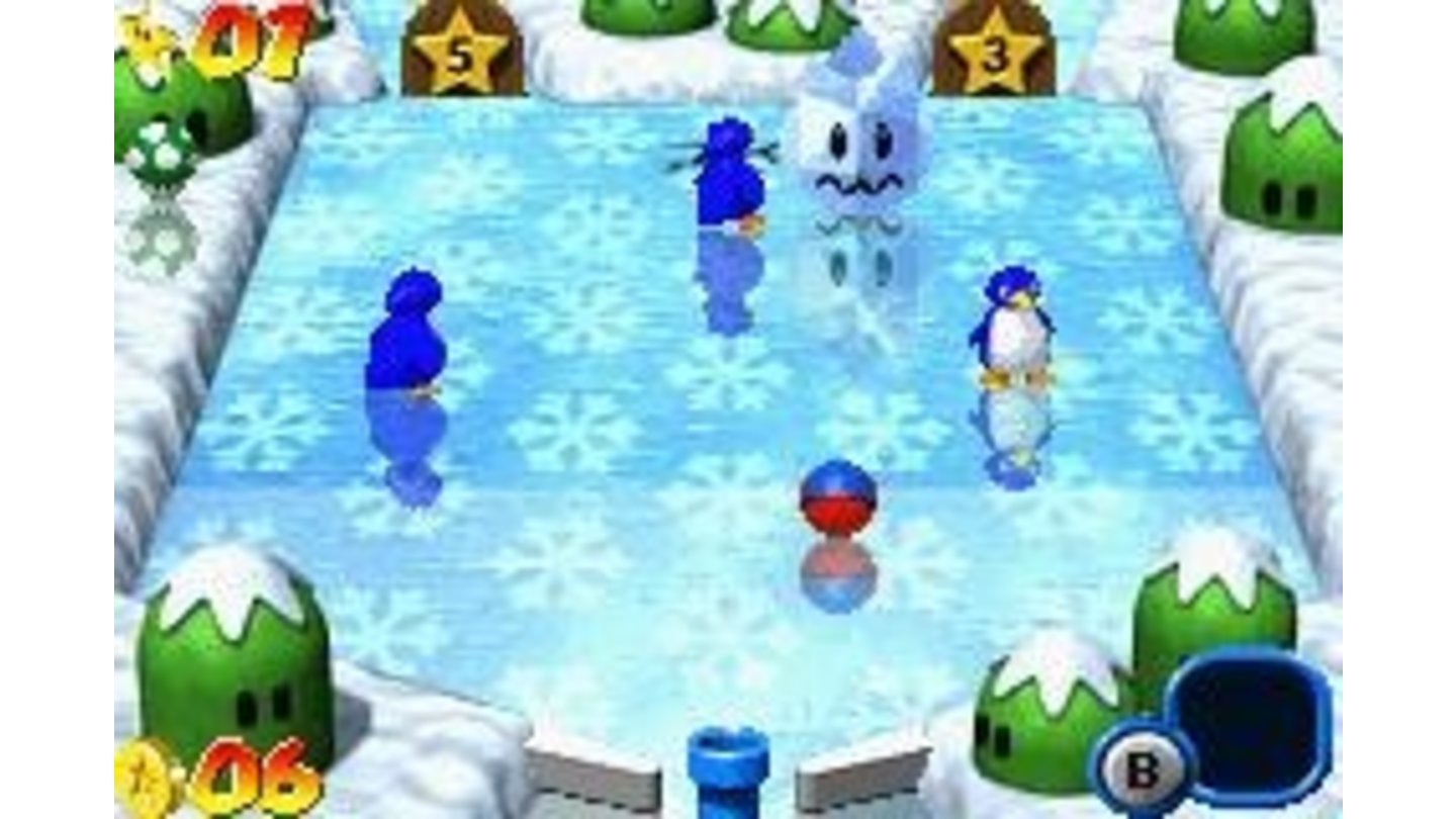 Other ice area, this time with some lazy penguins.