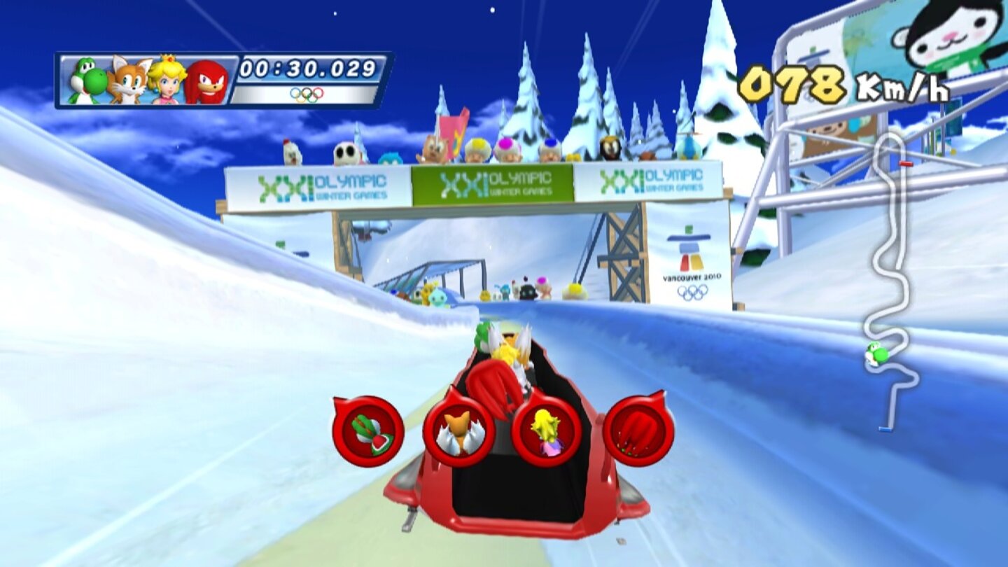 Mario Sonic bei den Olympischen Winterspielen