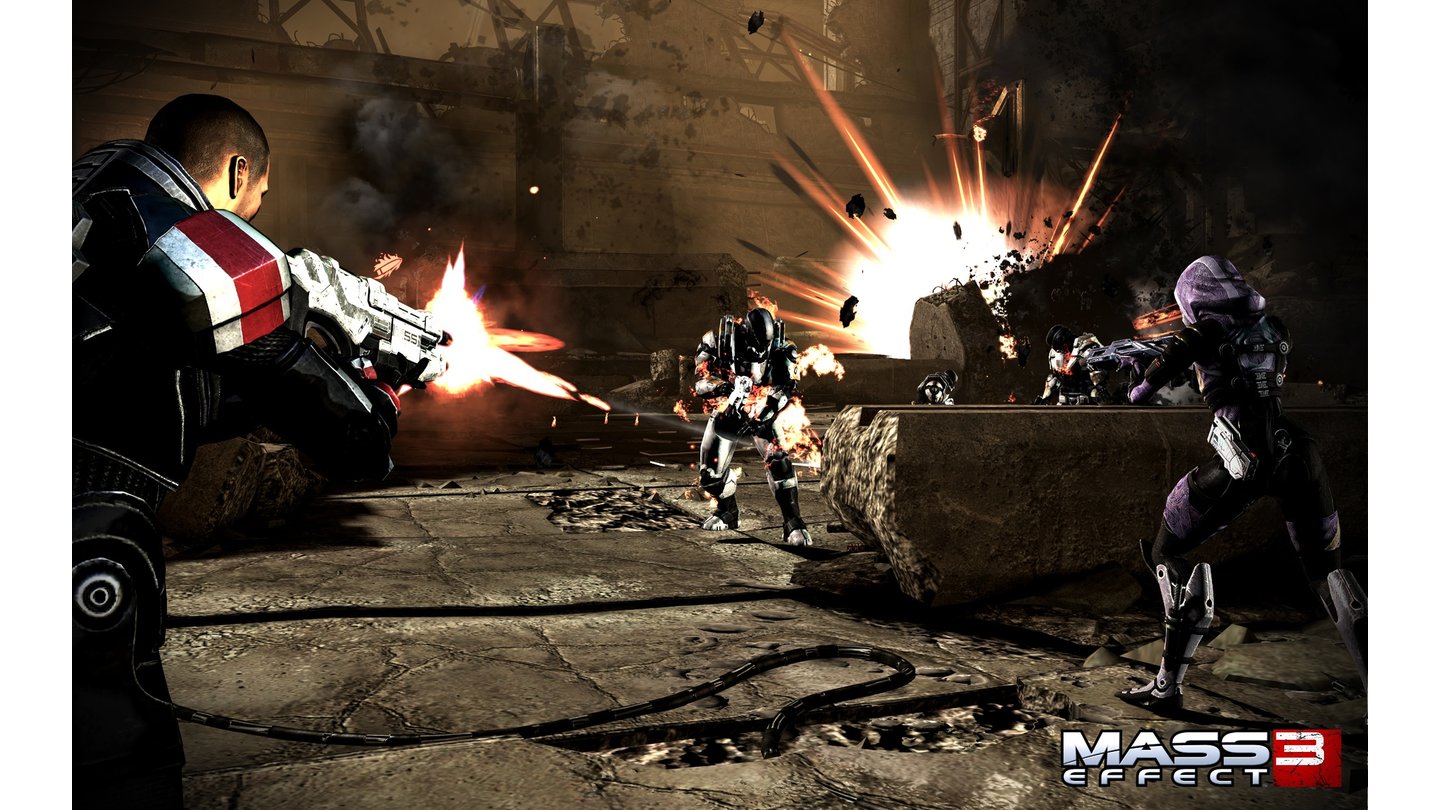 Mass Effect 3Screenshots zeigen die Vorbesteller-Items.