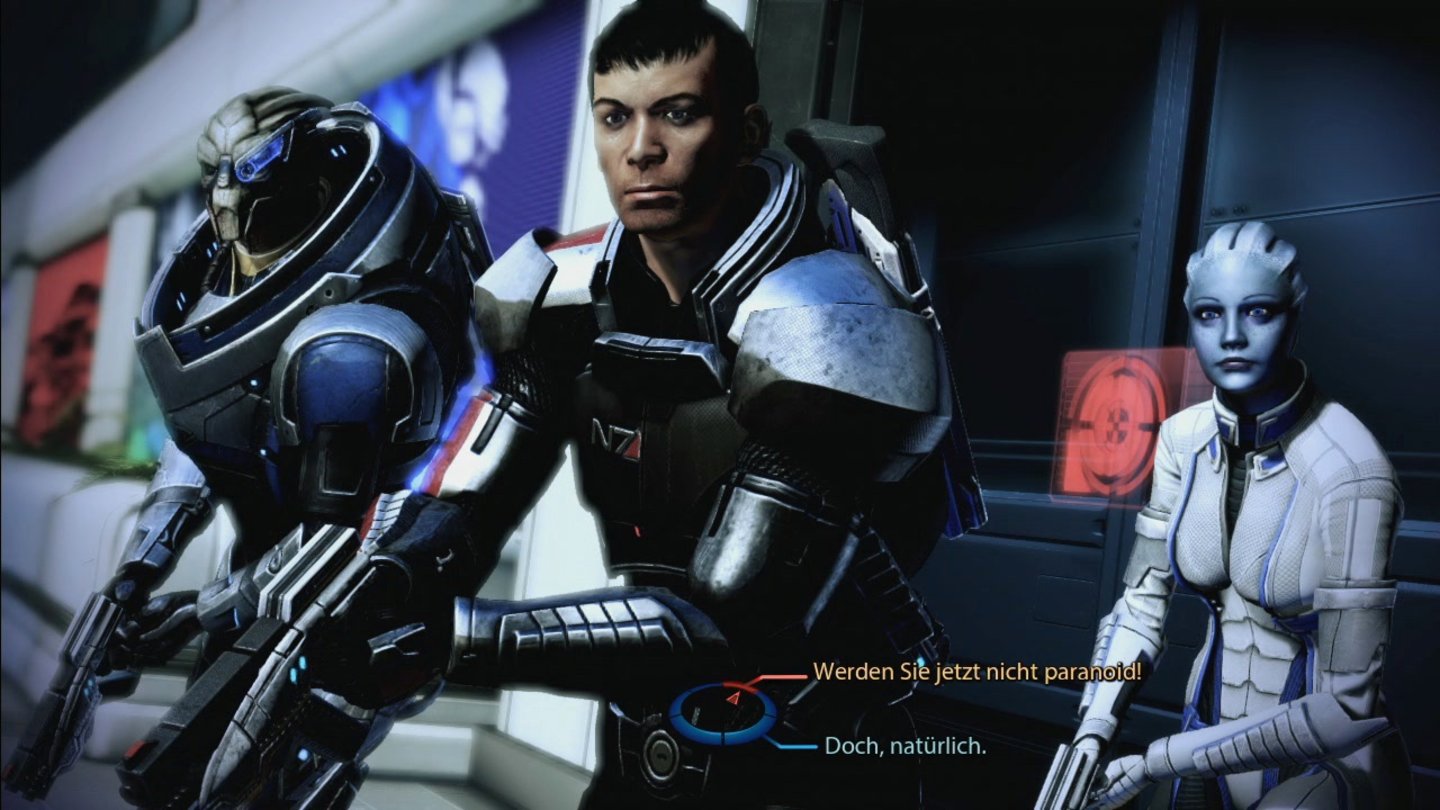 Mass Effect 3Hübsche Charaktermodelle, aber detailarme Umgebungen. Die Grafikengine kann ihr Alter nicht mehr verbergen.