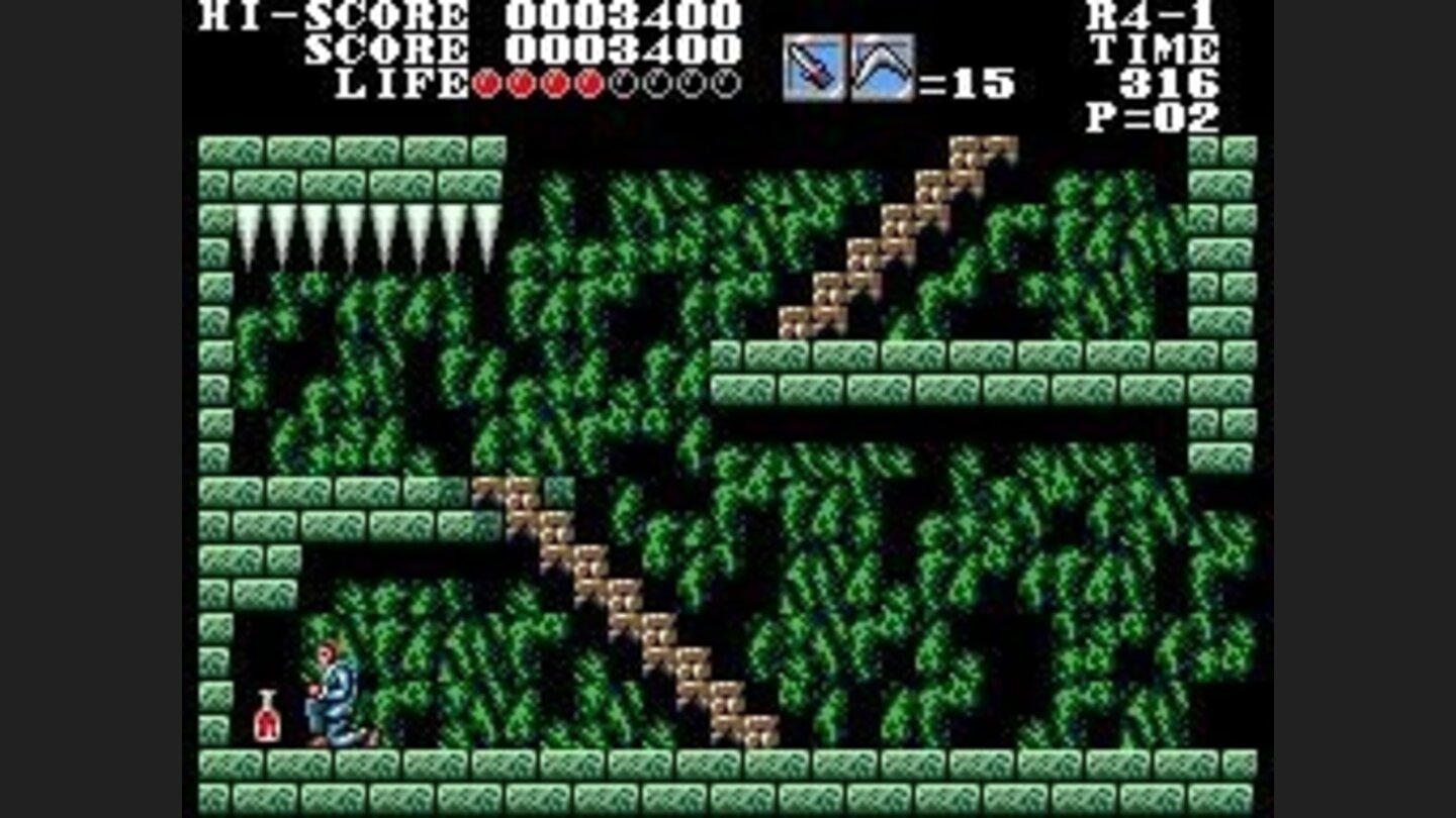 Destroyed walls often reveal useful items.