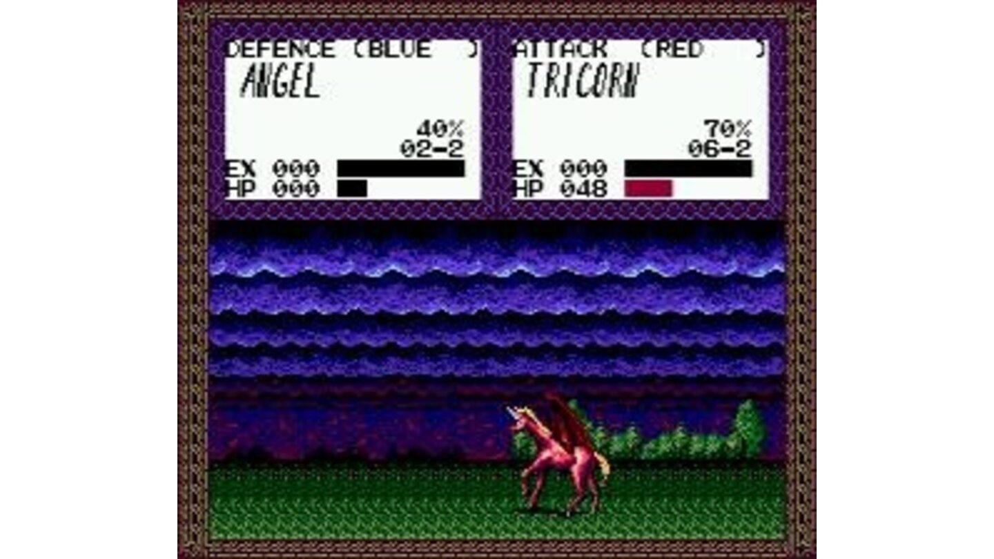 After having defeated my angel, the enemies unicorn gains a level.