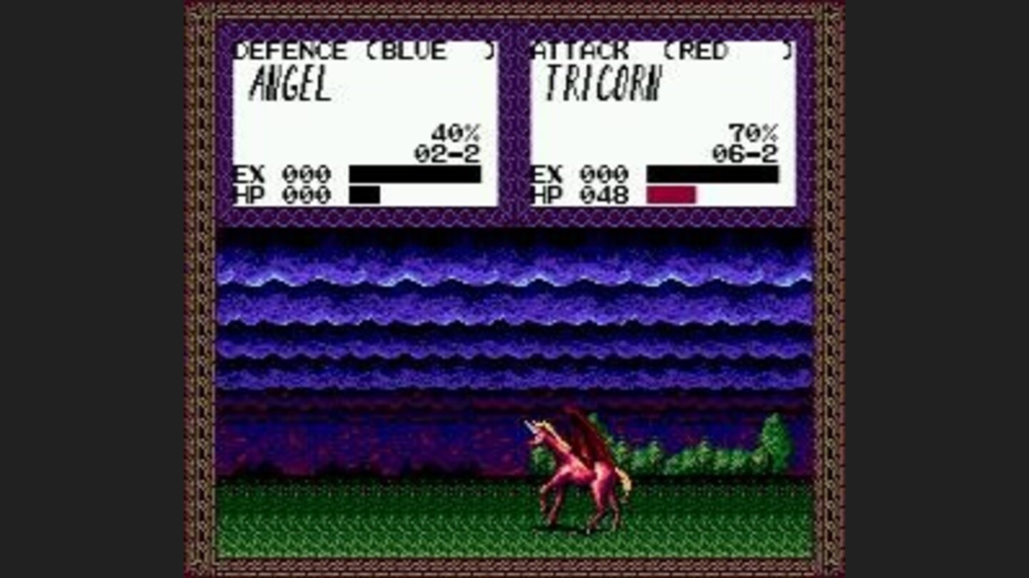 After having defeated my angel, the enemies unicorn gains a level.