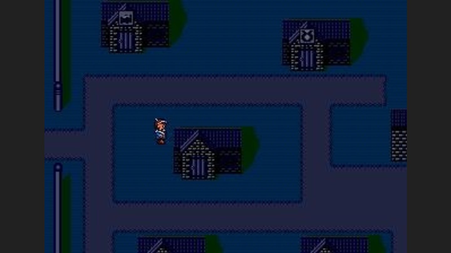 Village at night. Spooky!