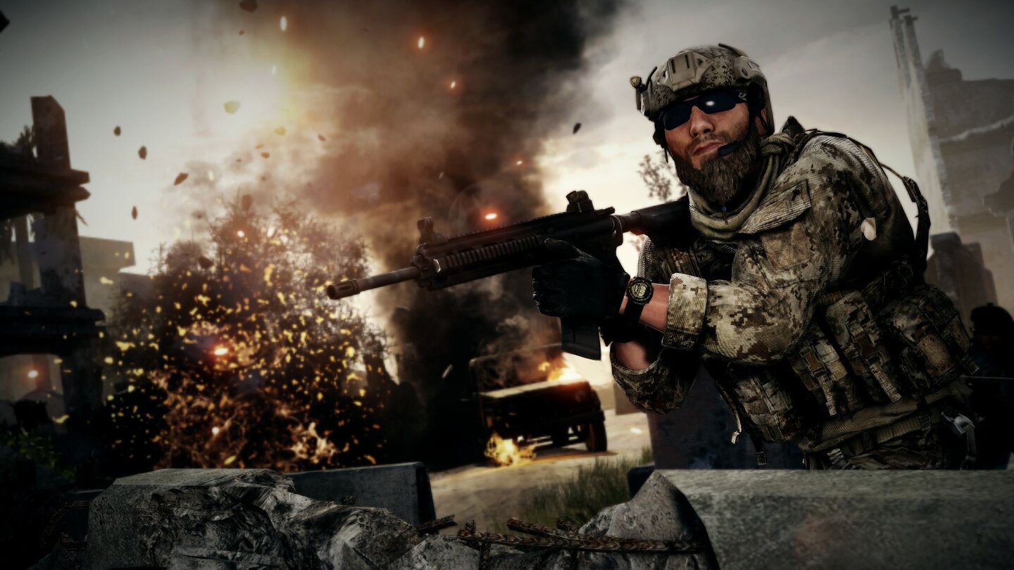 Medal of Honor: Warfighter - Multiplayer-ModusAuch wenn hinter uns die Welt untergeht, wir dürfen das Ziel nie aus den Augen verlieren