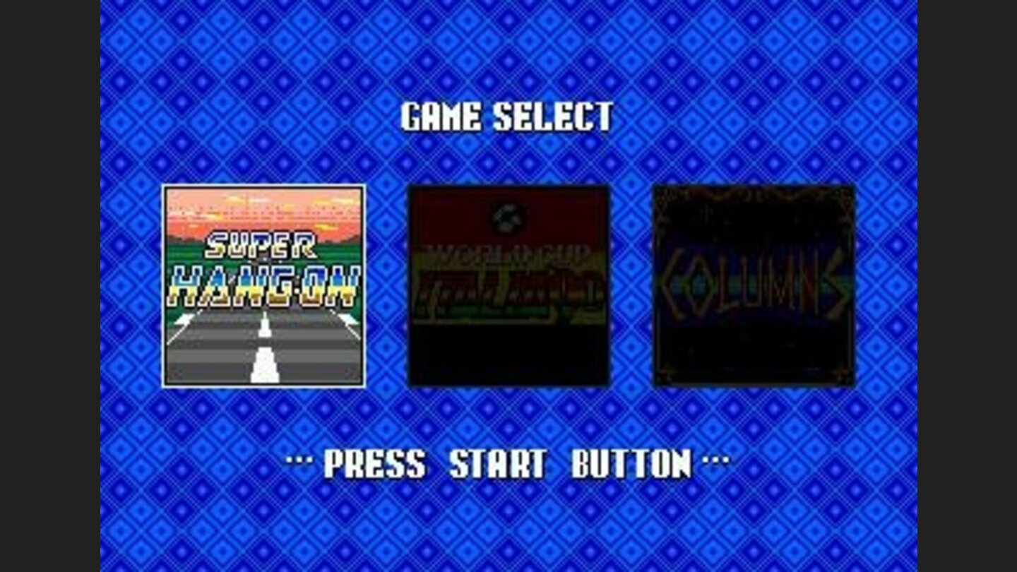 Game Select Screen