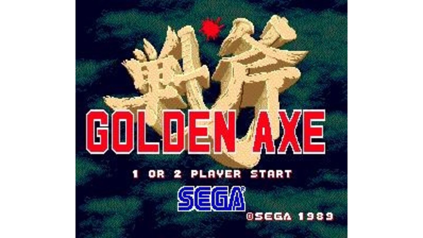 Golden Axe title screen