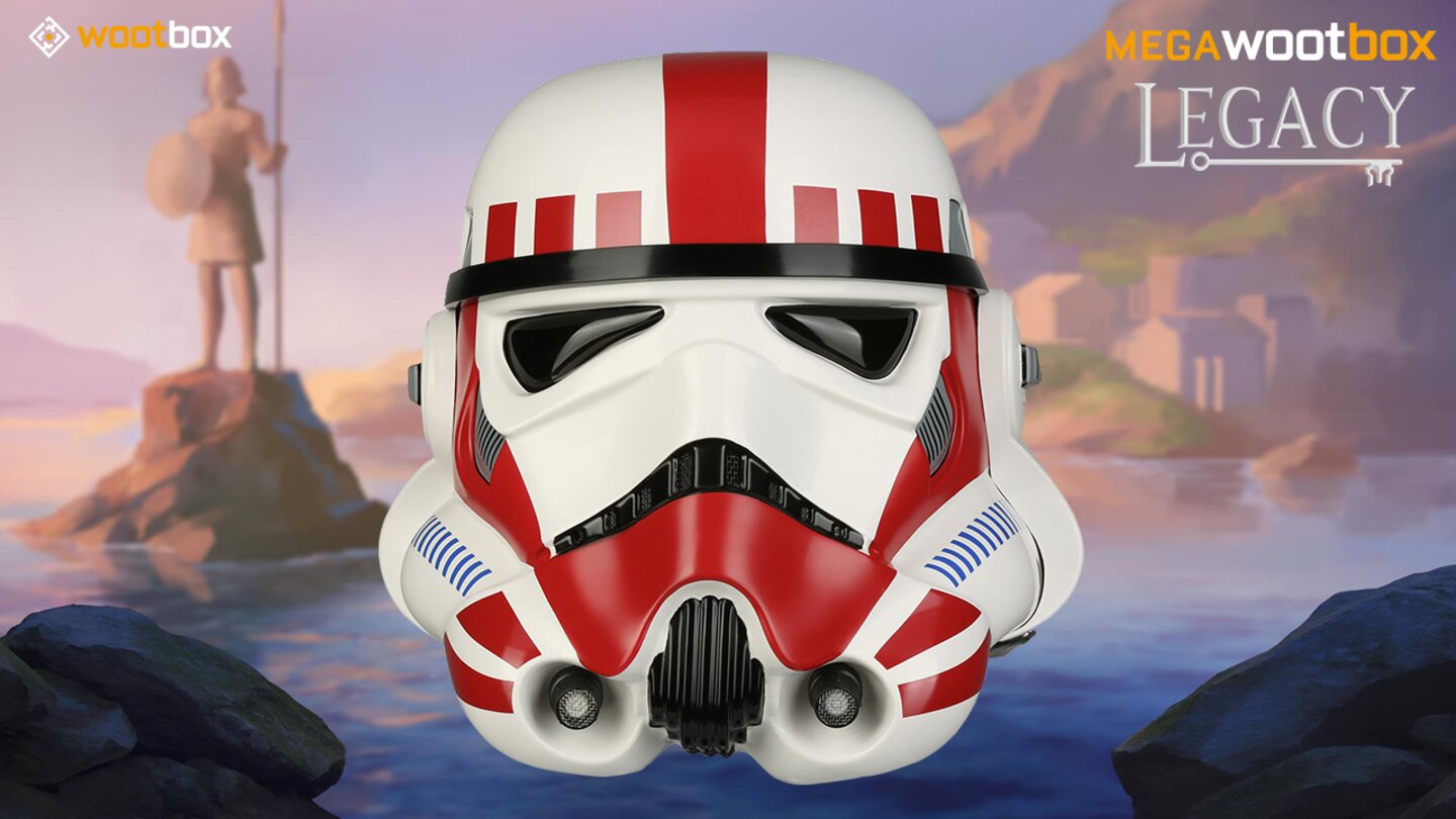Diese Replik ist eine detailgetreue Nachbildung im Verhältnis 1:1 der Original Helme, die 1977 in Star Wars Episode IV verwendet wurde. Dieser Helm befördert dich gleich zum Trooper-Truppen-Kommander und führt das Imperium zum Sieg!