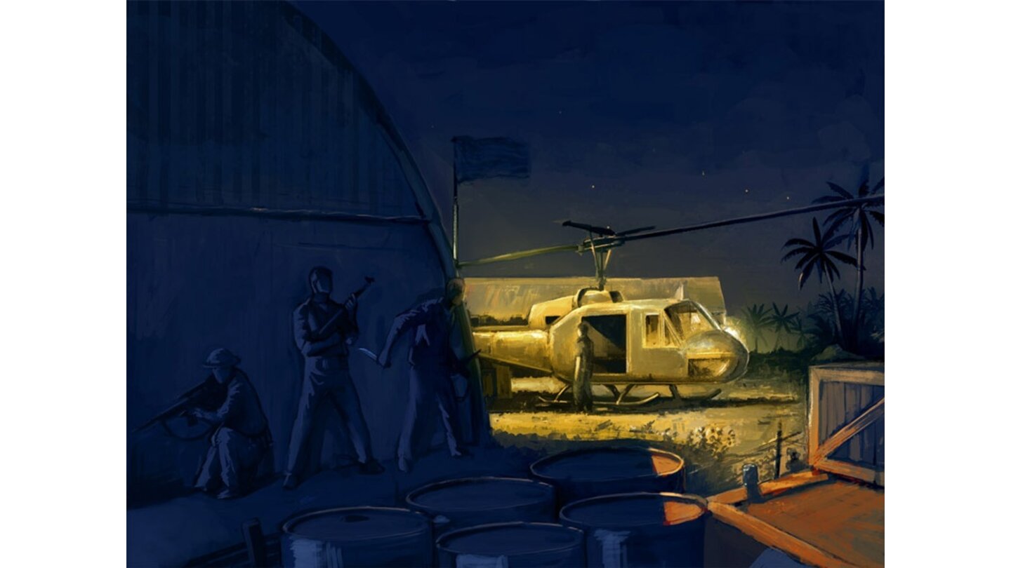 Men of War: Vietnam - Artworks und Konzeptgrafiken