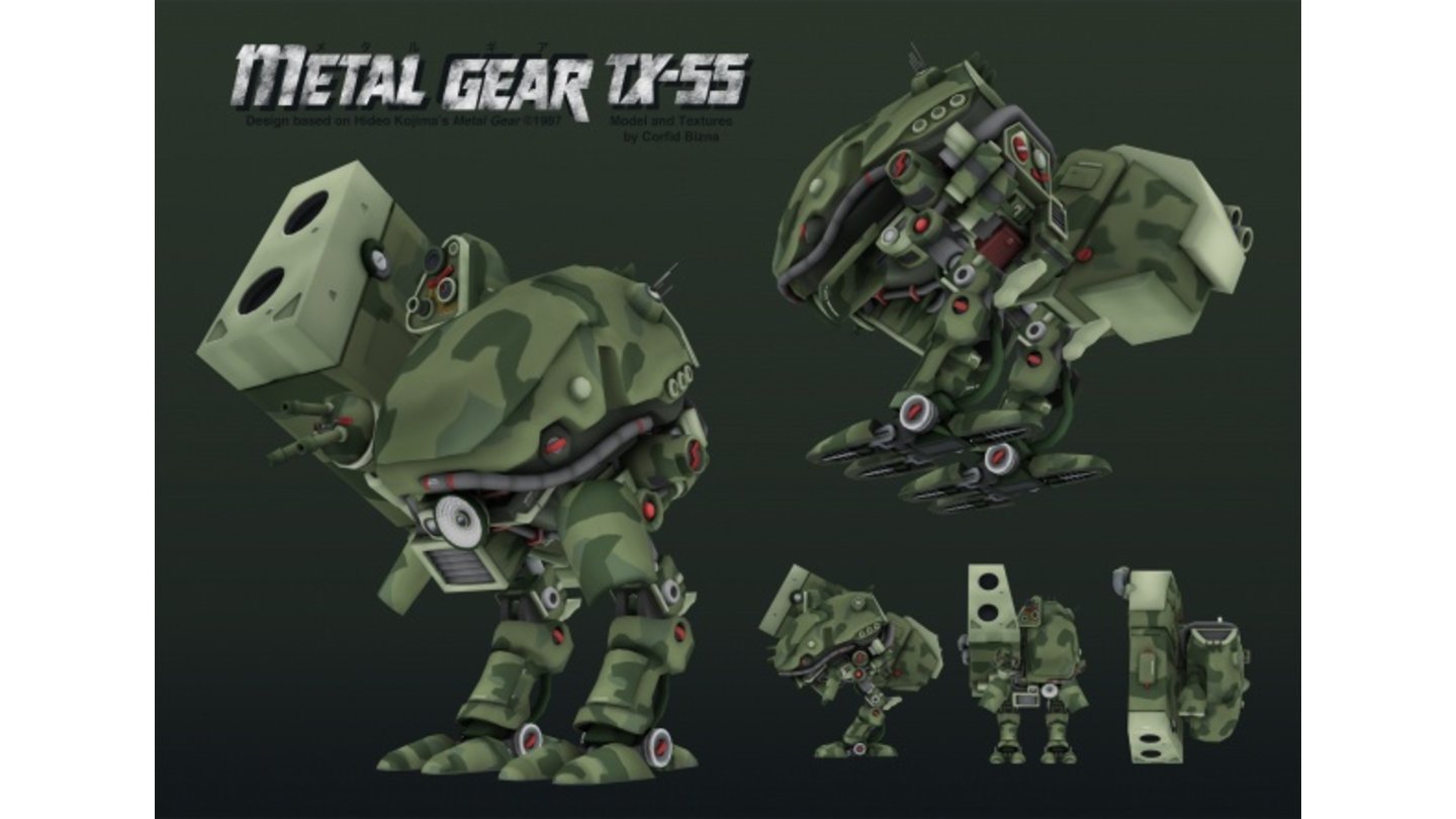 Metal Gear Remake - Artworks