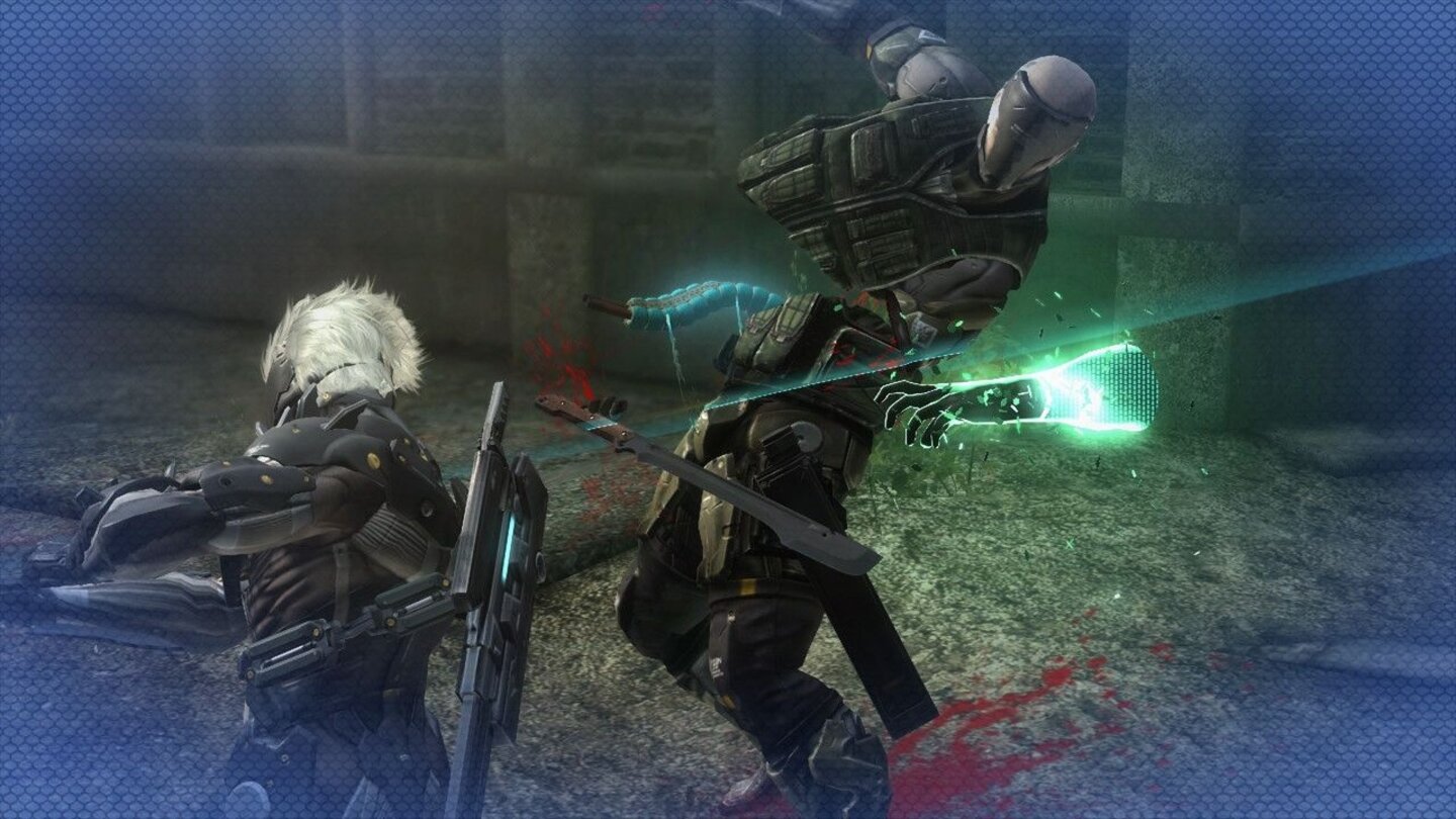 Metal Gear Rising: RevengeanceIm Blade-Modus nehmt ihr bestimmte Körperteile der Gegner ins Visier.
