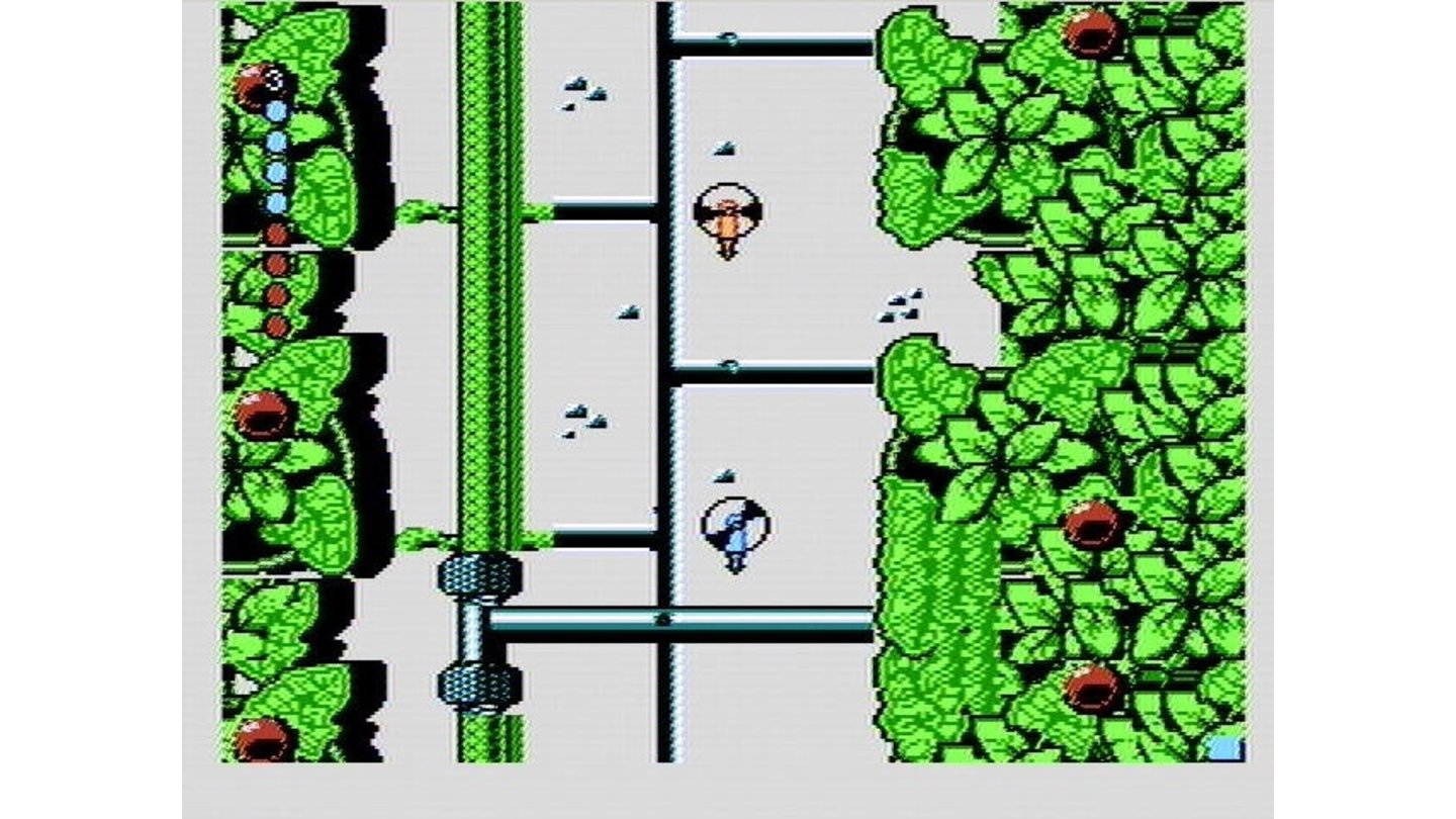 Flying choppers in two player mode