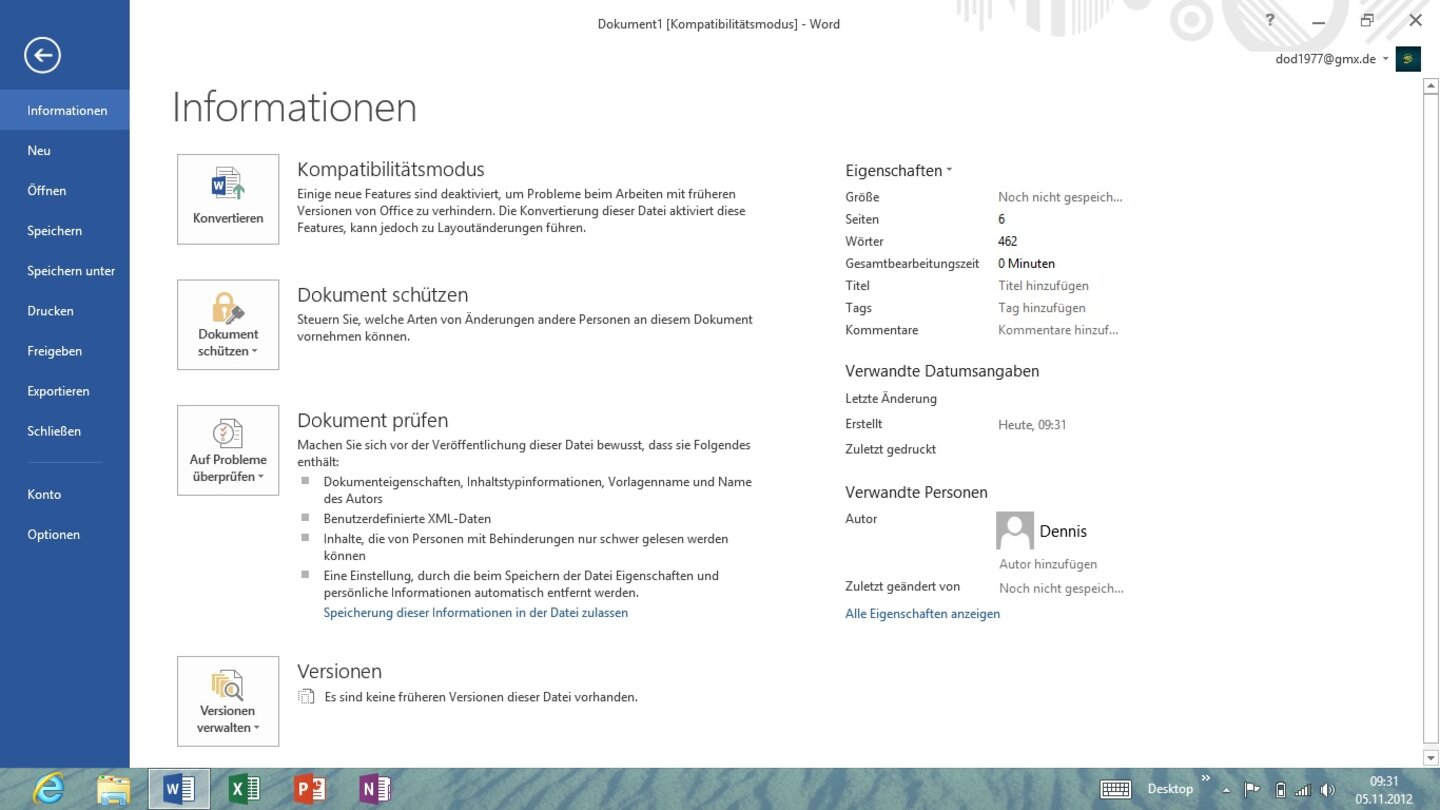 Microsoft Office 2013 für Windows 8 RT