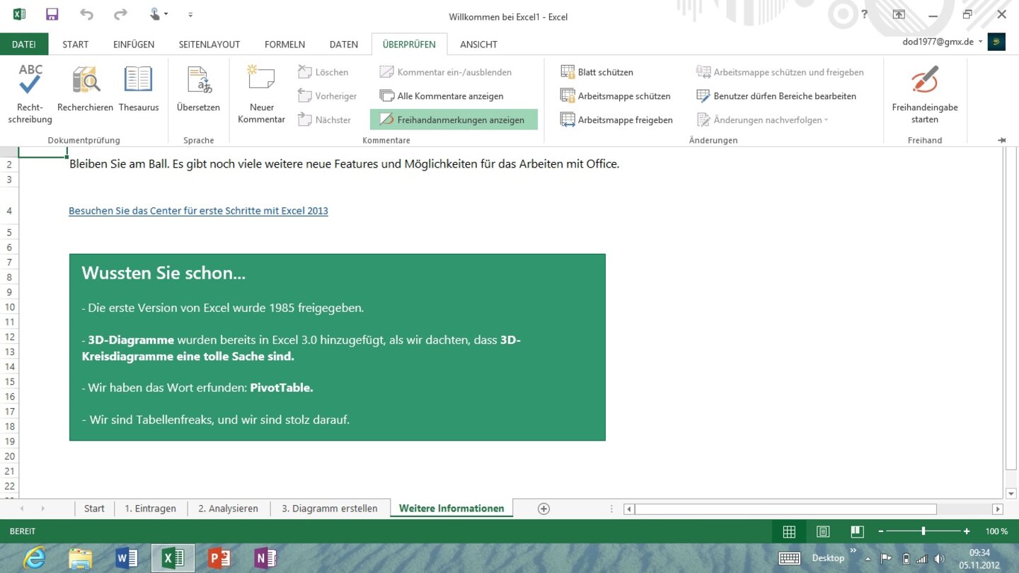 Microsoft Office 2013 für Windows 8 RT