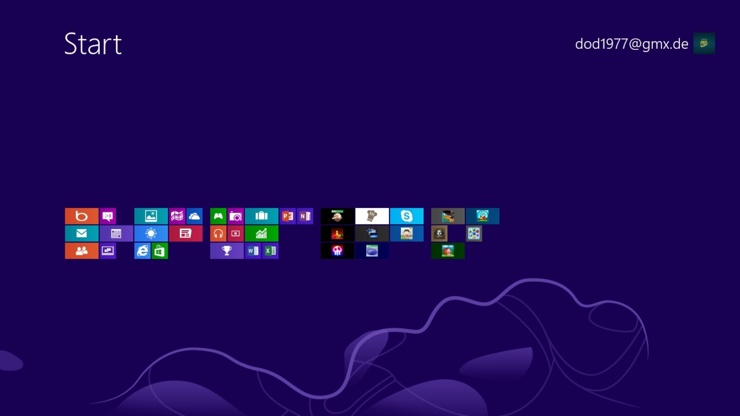 Microsoft Windows 8 RT auf dem Microsoft Surface