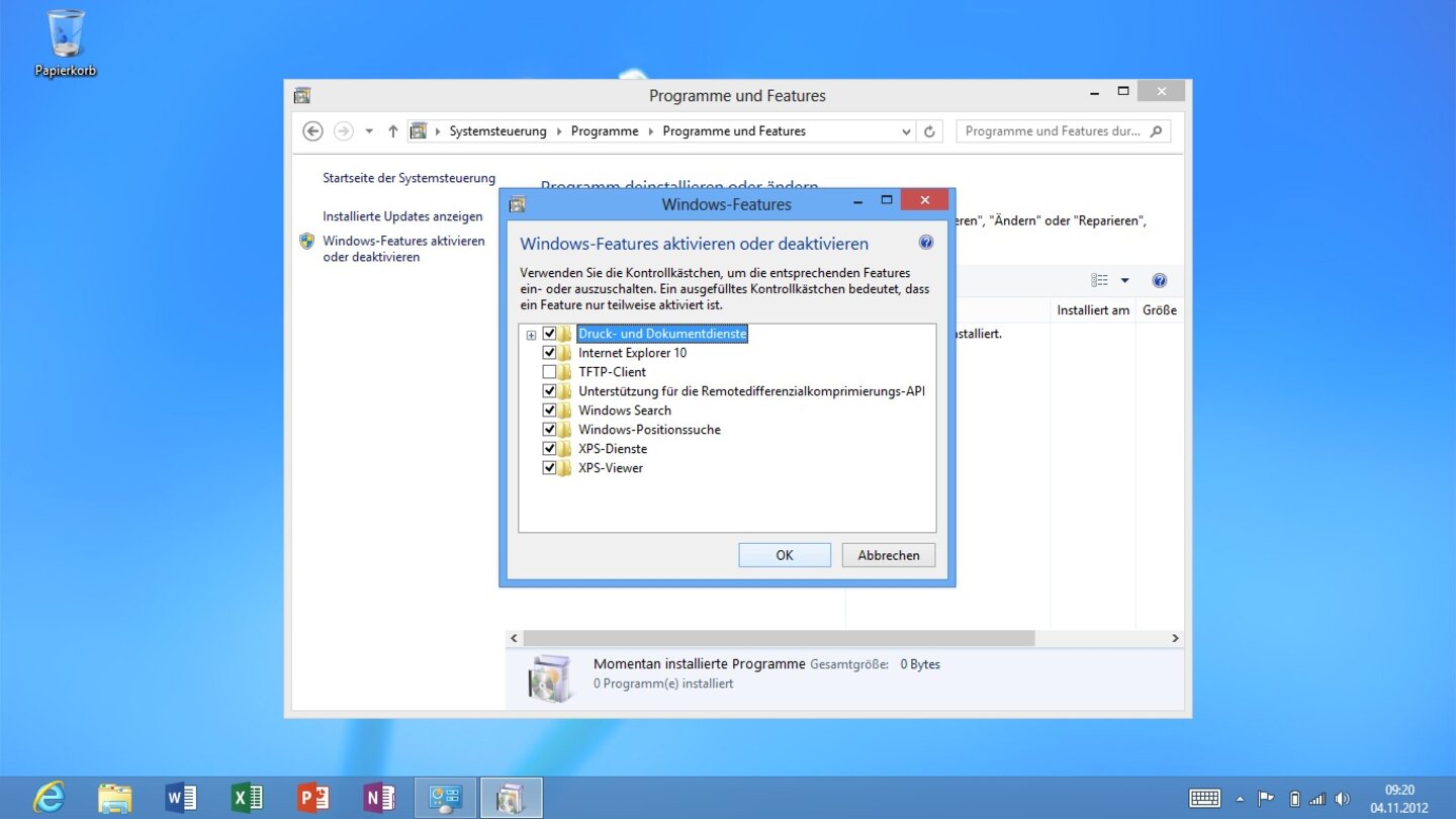 Microsoft Windows 8 RT auf dem Microsoft Surface