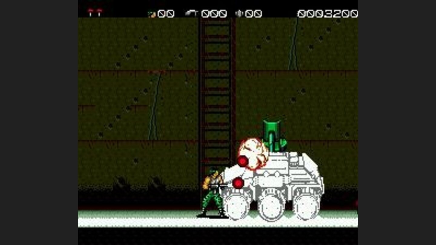 Blasting a tank
