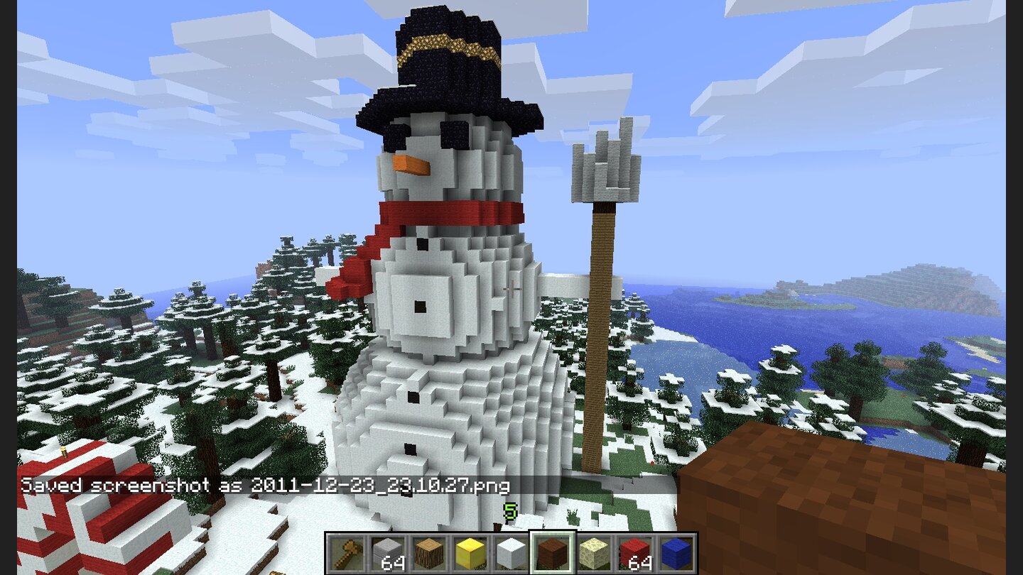 MinecraftZum Wettbewerb »GameStar sucht das schönste Minecraft-Weihnachtsbild« wurde dieser Beitrag eingesendet von Stefan Hildebrand