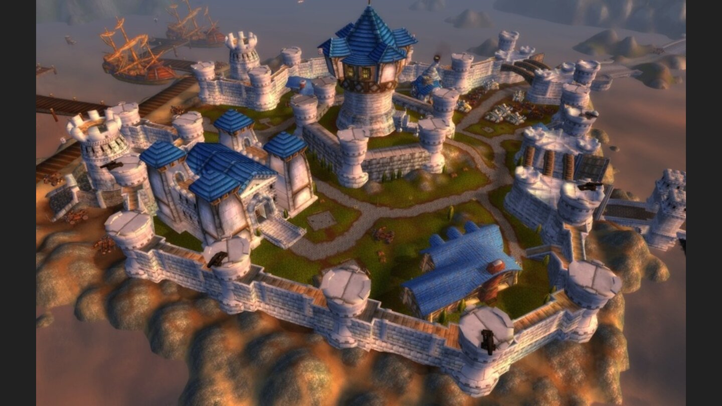 World of Warcraft nachgebautSo sieht die Insel Theramore im Original aus.