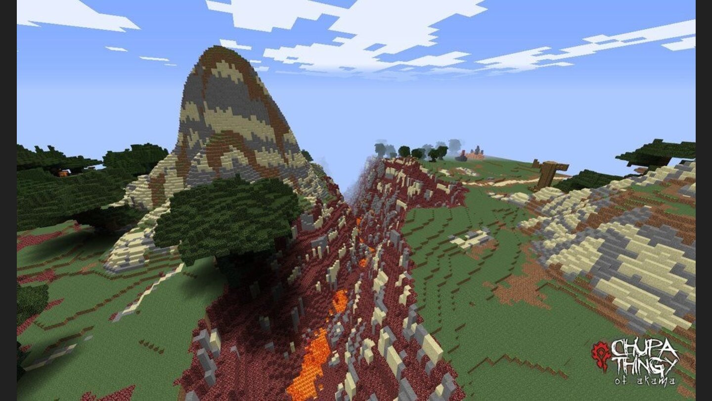 World of Warcraft nachgebautSo sieht das Brachland im Original aus.