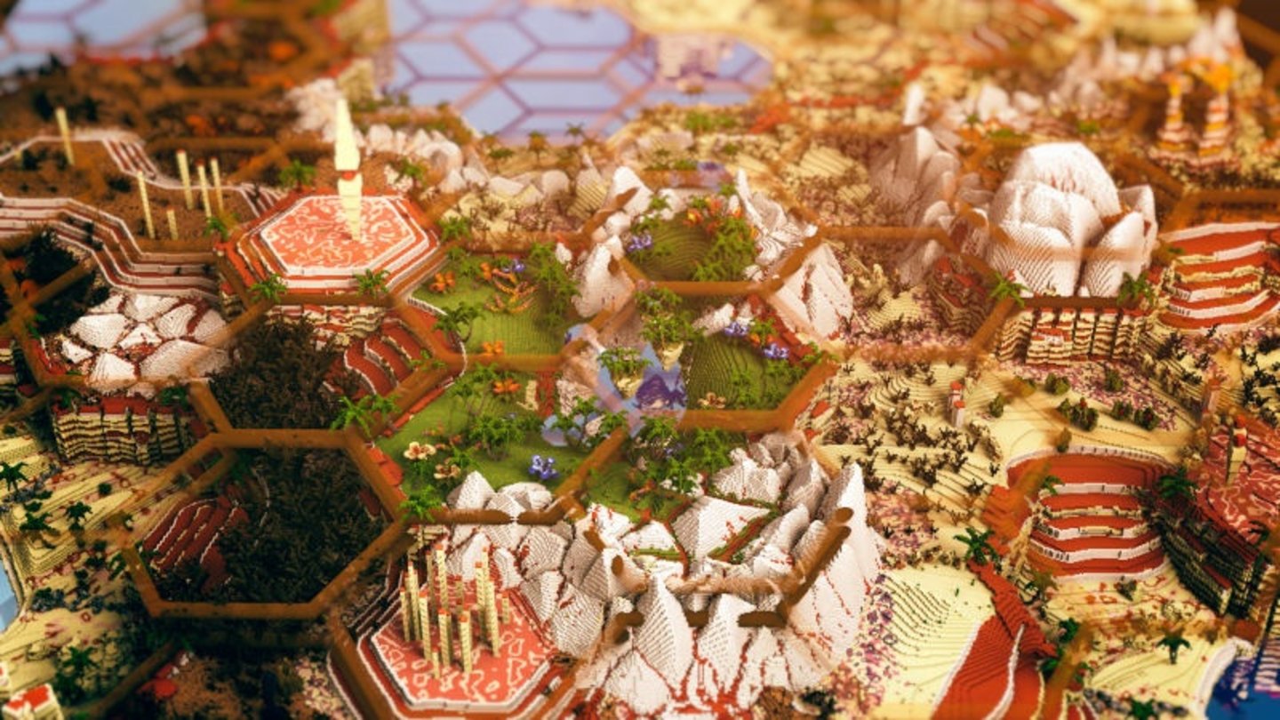 MinecraftScreenshots von der Riesen-Map »Phain«