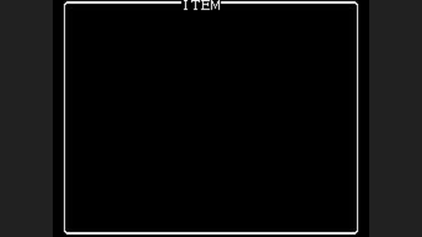 Your item inventory. No items yet