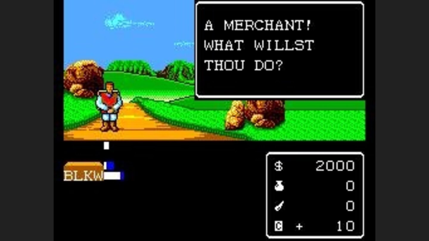 Merchants can give you hints on where to go and what to do