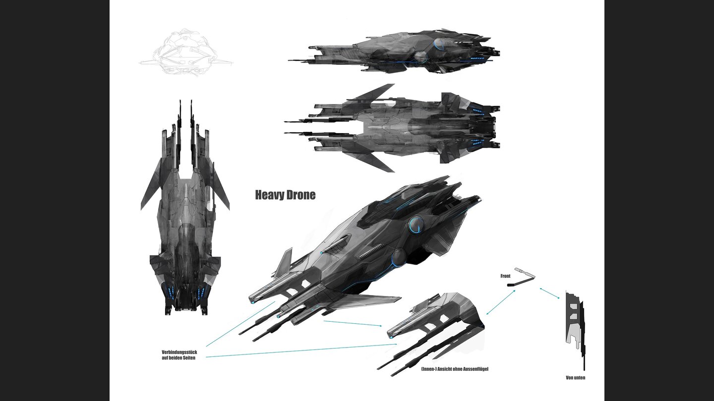 Mission Genesis - Artworks und Konzeptzeichnungen