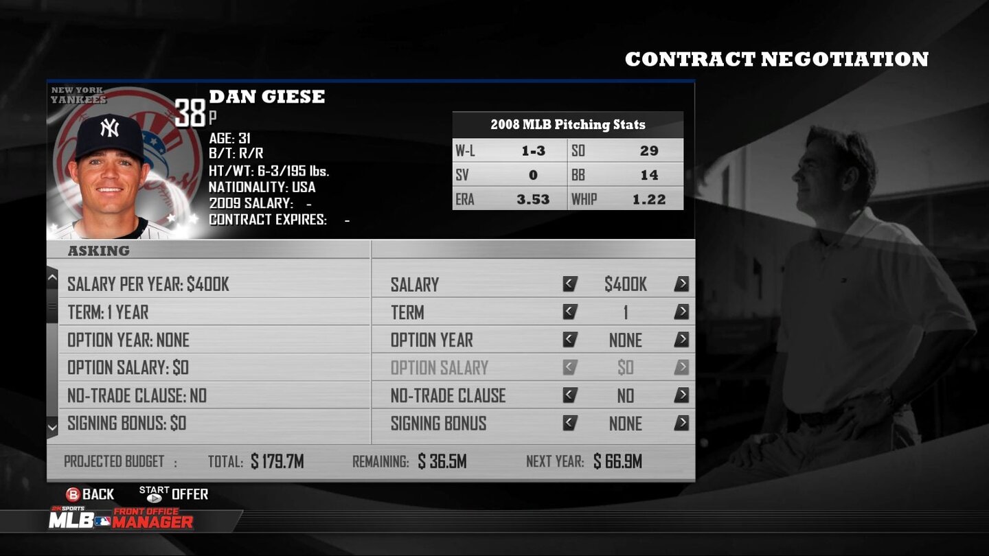 MLB Front Office Manager
