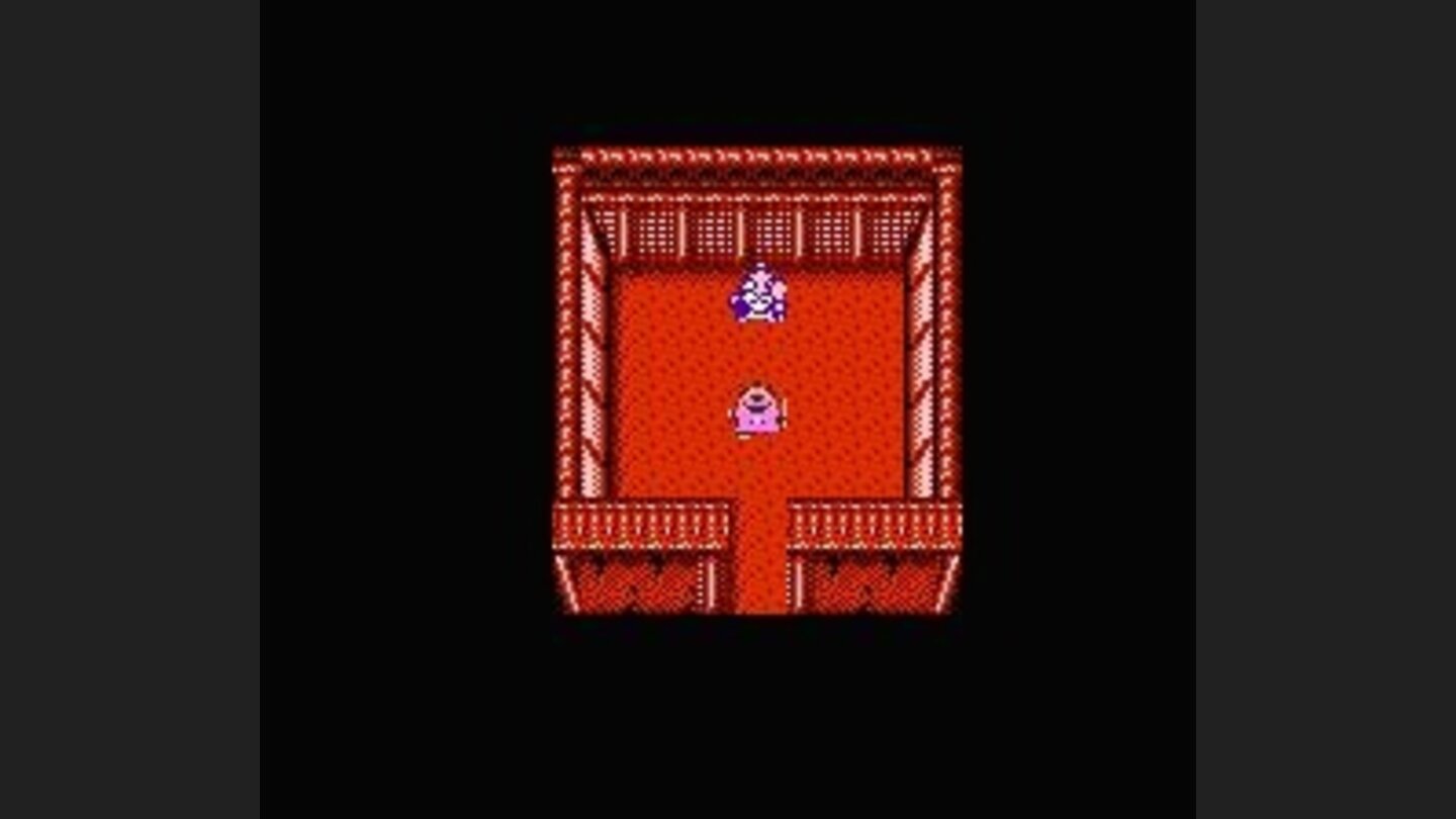 A lonely old man in a lonely red house