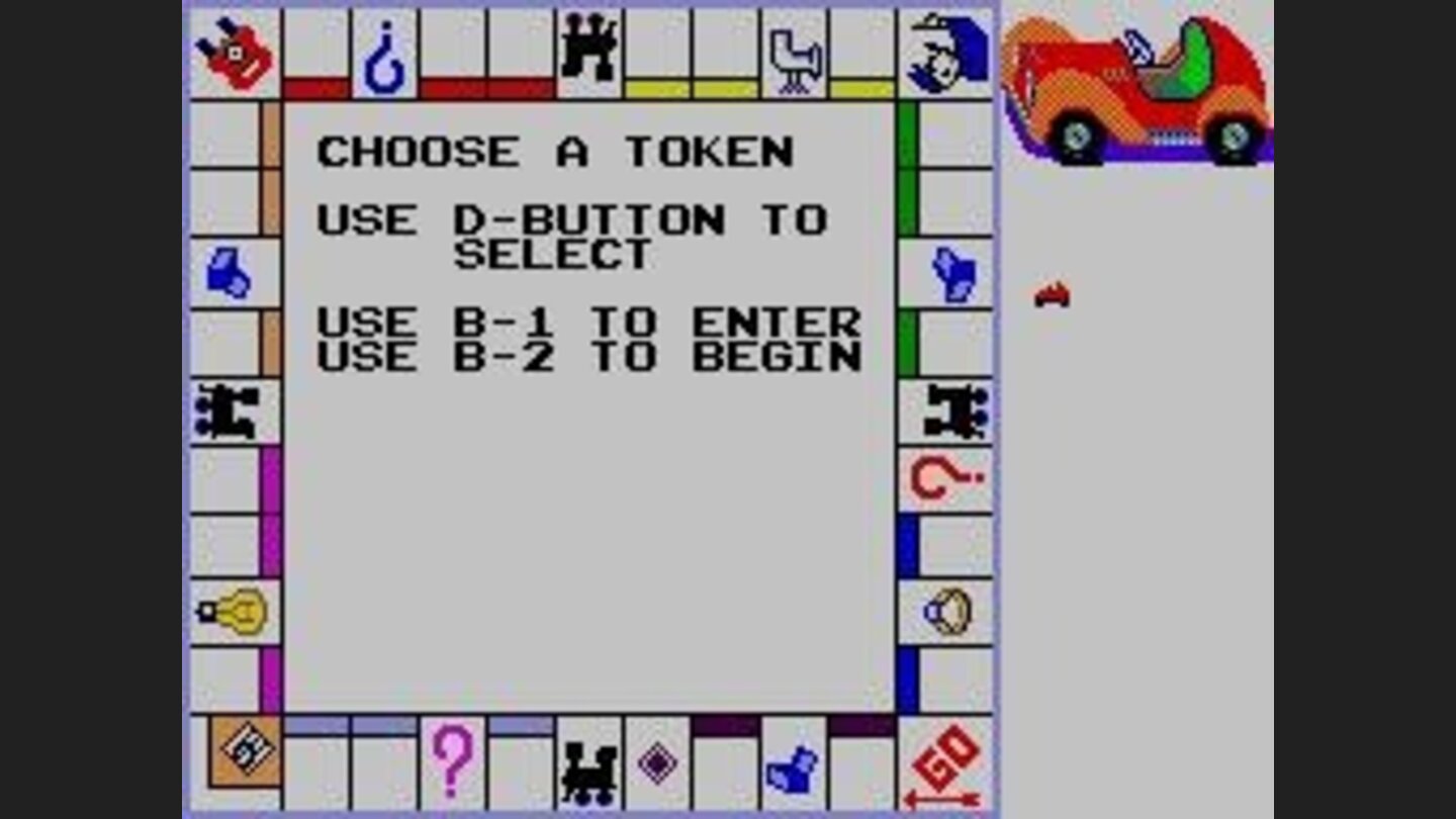 Choosing Car Token