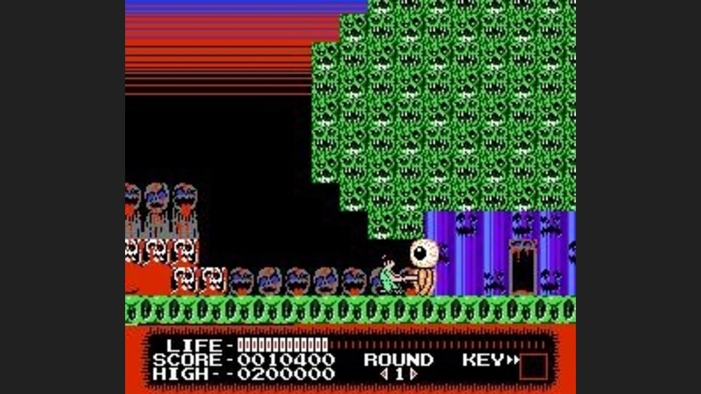 Beating a giant eye with Marks baseball bat