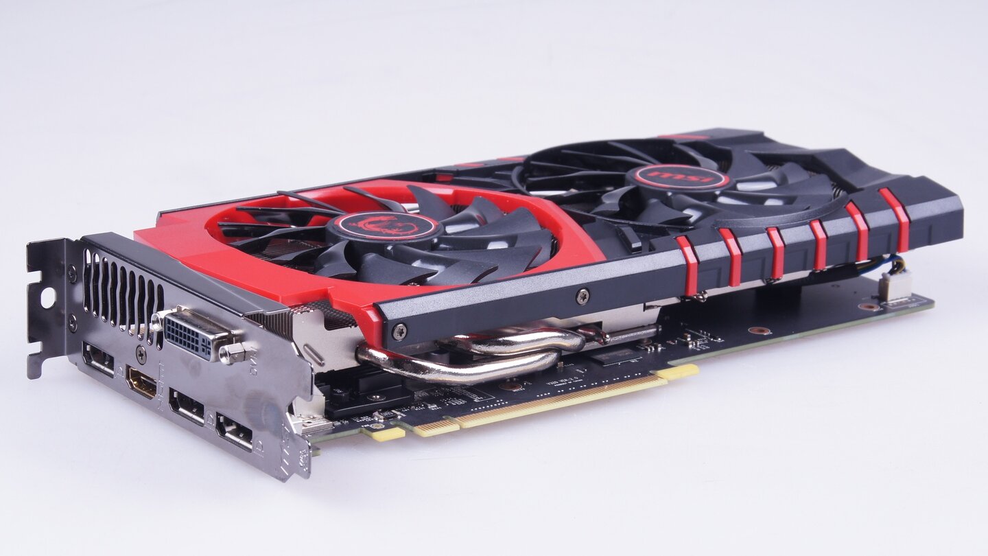 Die Lüfter der MSI Geforce GTX 960 Gaming 2G laufen wie bei den GTX 970- und GTX 980-Modellen erst ab 50 Grad Chiptemperatur an. Im Leerlauf arbeitet die Grafikkarte somit komplett geräuschlos.