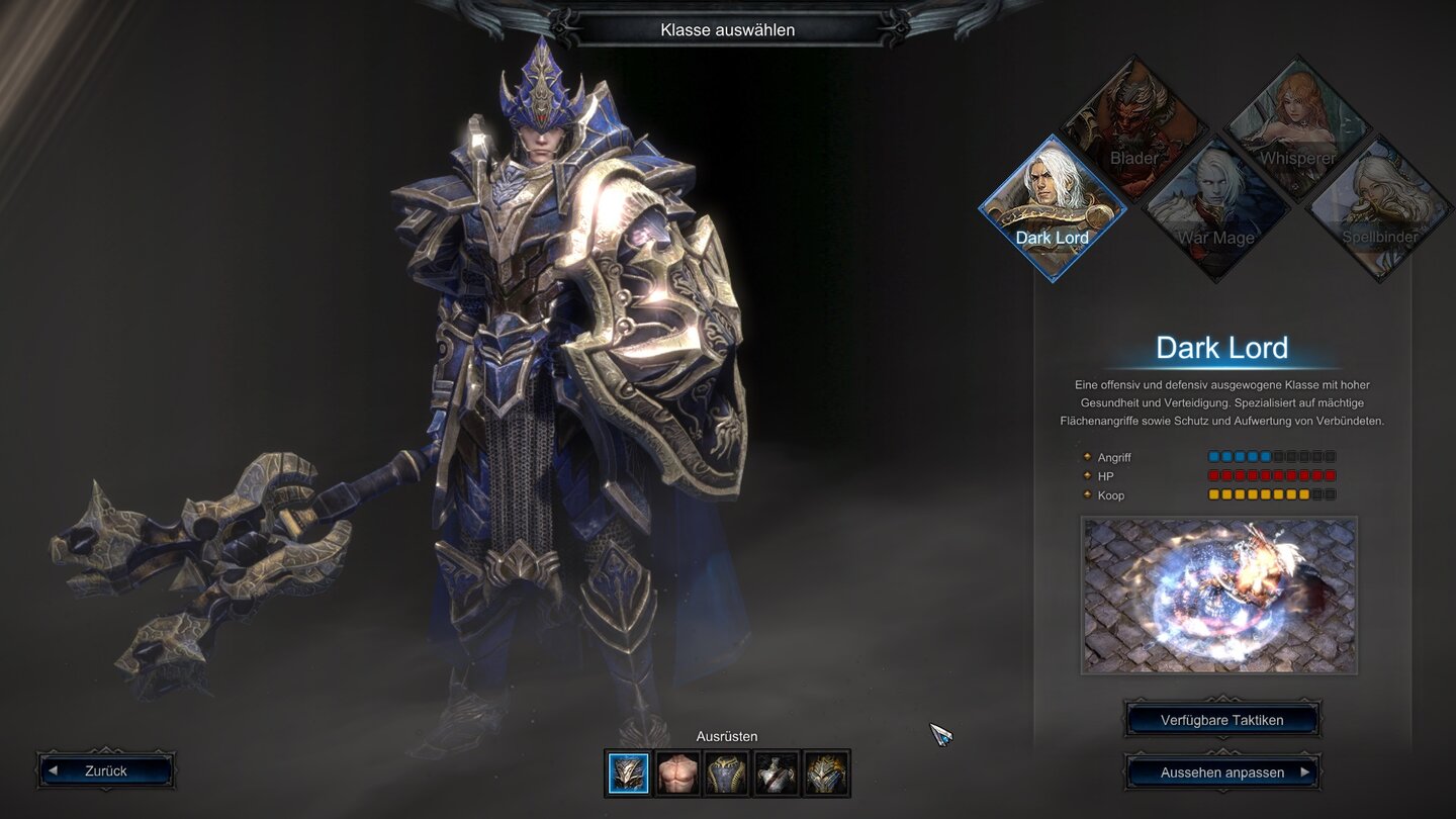 MU LegendDer Dark Lord unterstützt seine Verbündeten oder fegt mit vernichtenden Flächenangriffen durch die feindlichen Reihen.
