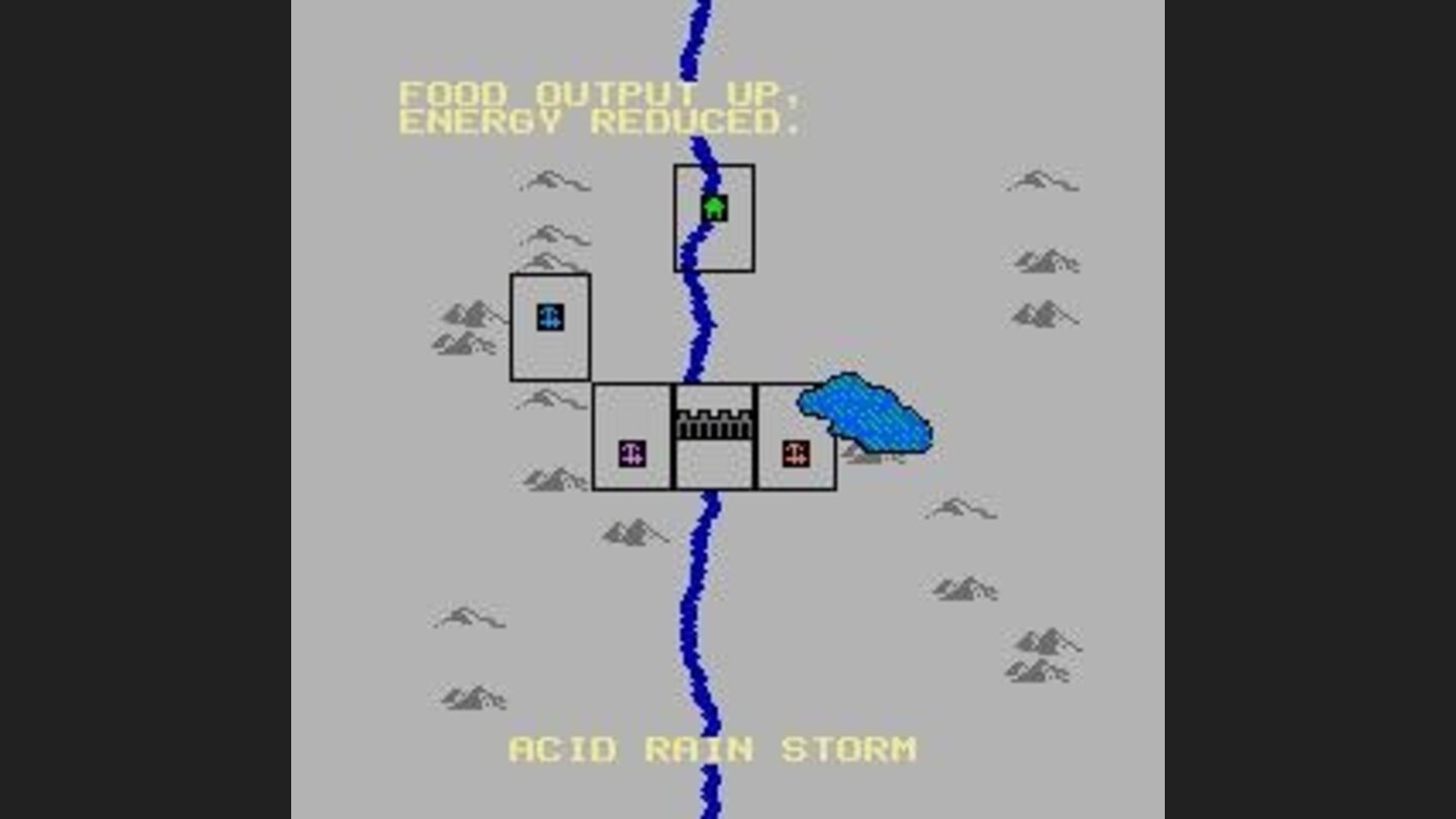 Events such as Acid Rain affect game conditions