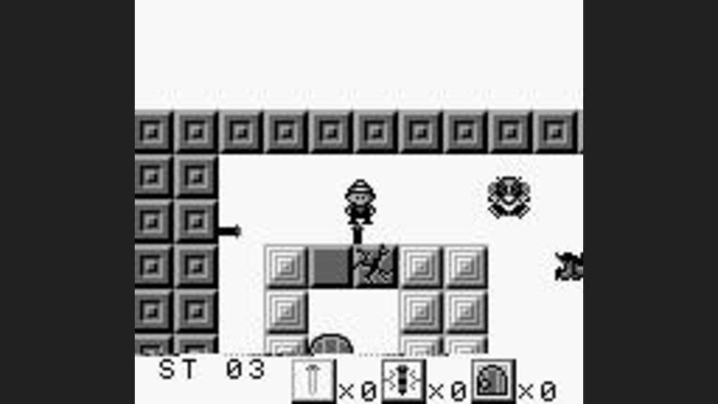 Jumping on a nail to crush a block