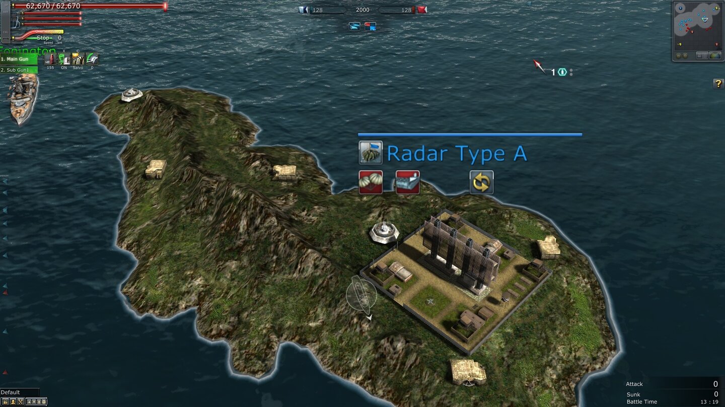 Navy Field 2 Zu den Neuerungen in Navy Field 2 gehören auch Inseln mit Radarstationen und Flugfeldern. Wer sie erobert, hat einen entsprechenden Vorteil und kann Luftangriffe und Radarscans ordern.