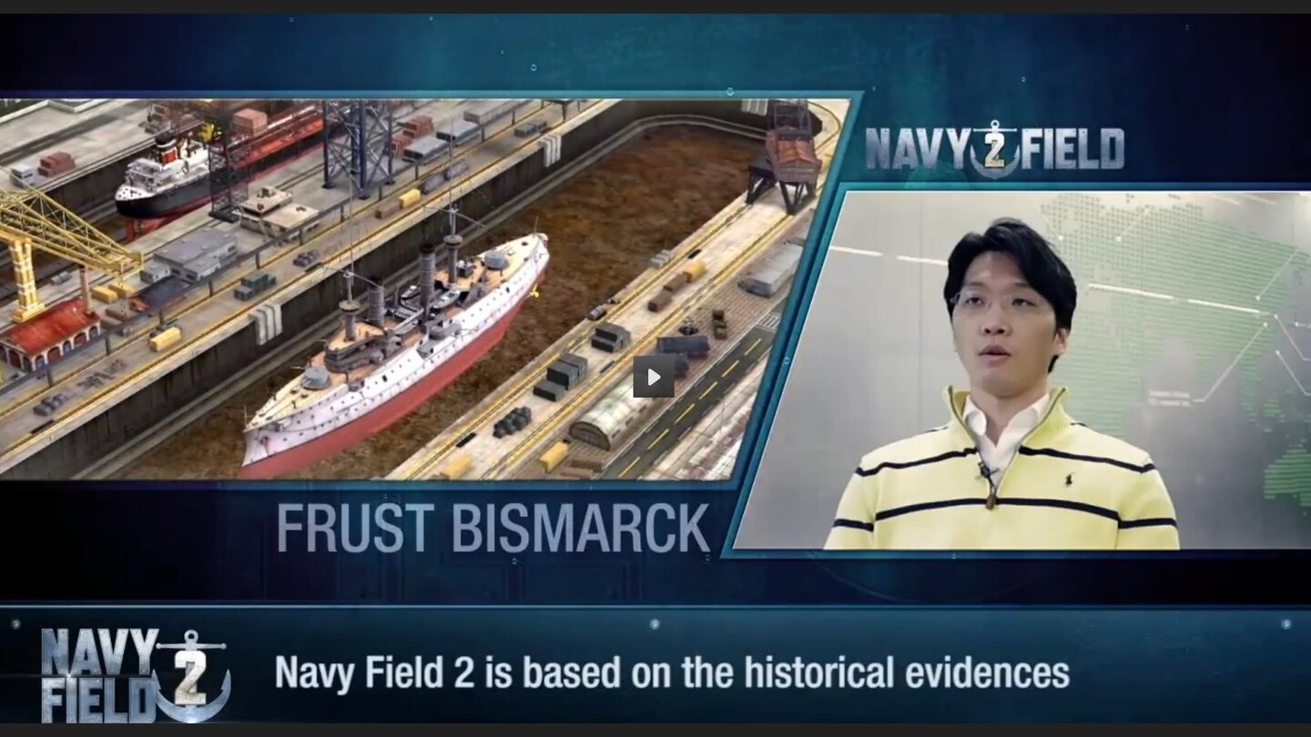 Navy Field 2Noch schlimmer ergeht es dem stolzen Schiff Fürst Bismarck, einem Großen Kreuzer der kaiserlichen Kriegsmarine.