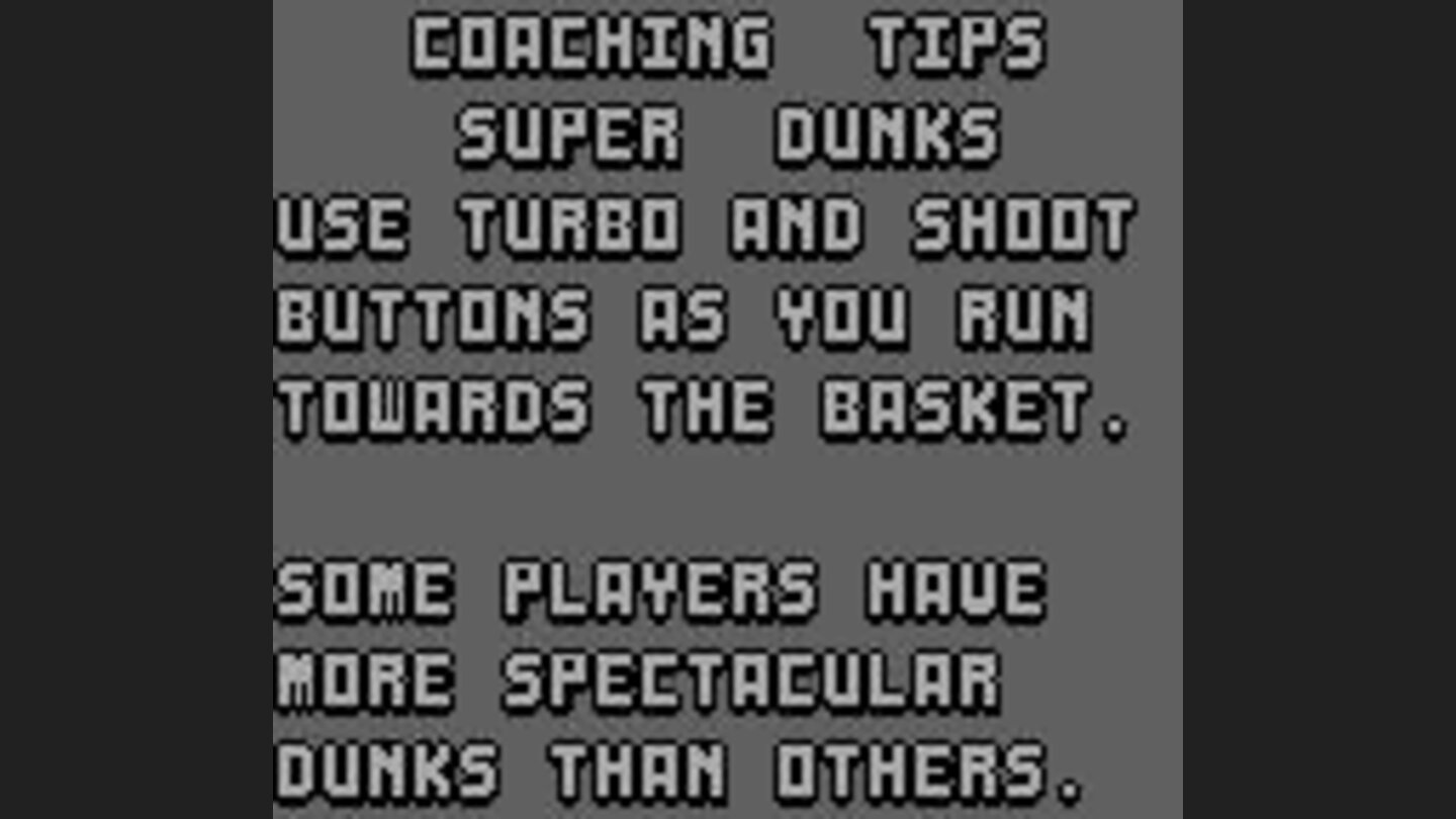 Some advice from the coach