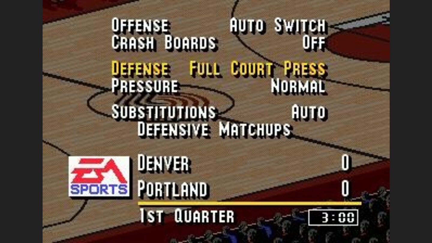 During the game, you can pause and choose strategy for your team