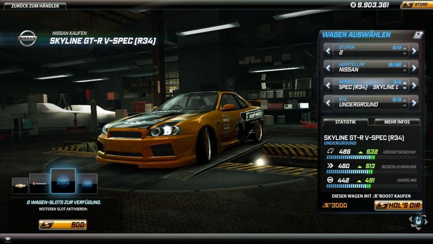 Need for Speed: World - Die Autos